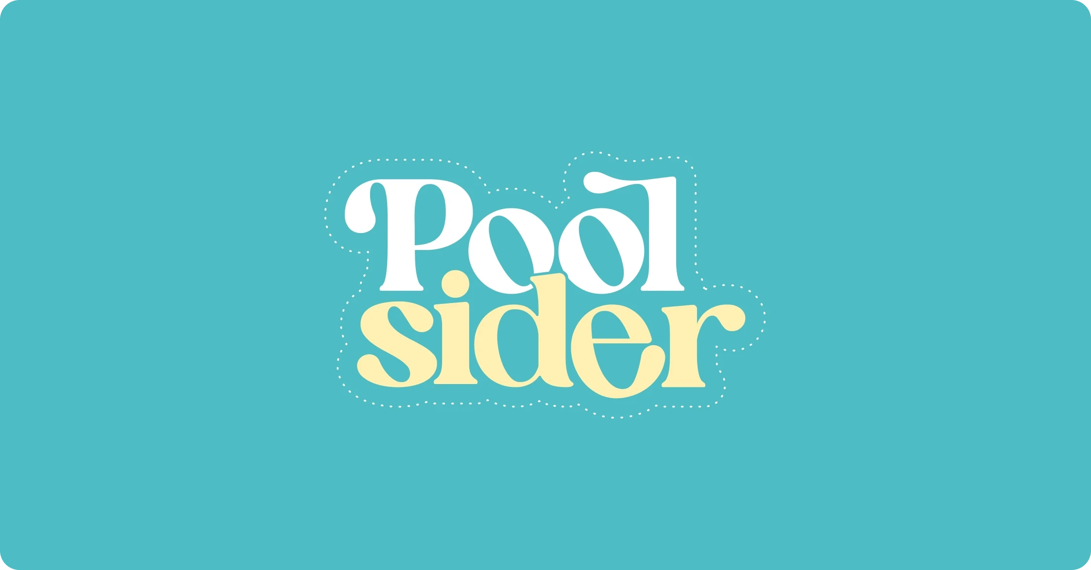 Pool Sider logo on a teal background