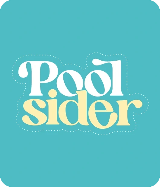 Pool Sider logo on a teal background