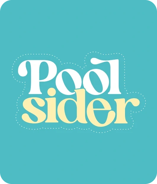 Pool Sider logo on a teal background