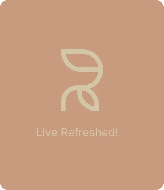 Refreshify tile with the Live Refreshed tagline